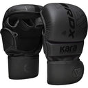 Shop RDX MMA Gloves for sparring and grappling. Open palm design, adjustable wrist support, perfect for combat sports, boxing, and Muay Thai training.