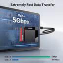 UGREEN - 4-in-1 USB C SD Card Reader for SD, Micro SD, MS, CF Compatibility