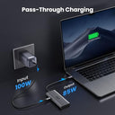 Ugreen Hub Dual 4k@60hz Hdmi - Compatible With Macbook, Fast Charging