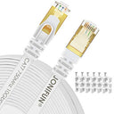 Cat 7 Super Fast Ethernet Cable with Clips - 10 GB, 750 MHz