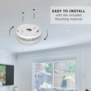 Elro - FS1805M Smoke Alarm Set with Magnetic Mounting, 5-Year Battery Life, 9V, 6-Piece