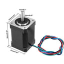 Uxcell - Nema 17 Bipolar Stepper Motor 75N.cm Torque for 3D Printers & CNC