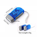 Oloneto - Hand-Pressed Self-Generating Flashlight, Portable Crank Power Supply