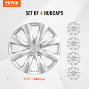 Vevor Wheel Rim Cover Hubcaps - 16" Diameter, Durable & Scratch-Resistant
