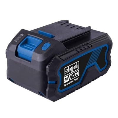 Scheppach - 20V 4Ah Lithium-Ion Replacement Battery With 3-Stage LED Display