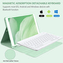 Bqss - iPad 9th Gen Case with Wireless Detachable Keyboard & Pencil Holder