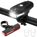 Illuminate your ride with the Futurist LED Bicycle Light Set. USB rechargeable, waterproof, and perfect for night cycling. Front and rear lights for safety. Keywords: LED bicycle lights, USB rechargeable, waterproof bike lights