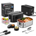 Quilted Northern 100W Electric Heated Lunch Box for Hot Meals