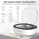 Kecoolke - Ultrasonic Jewelry Cleaner, 750ml, Digital Timer, for Eyeglasses & Rings