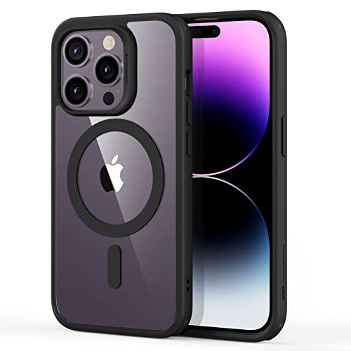 ESR - iPhone 14 Pro MagSafe Case, Shockproof Hybrid Protection, Clear Black