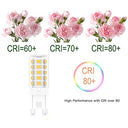 PureShine - G9 LED Bulb, Warm White 2700K, 400 Lumens, Energy Saving, Pack of 6
