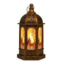 Socuy Rustic Outdoor Christmas Lantern - Tempered Glass for Weddings