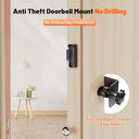 Satisure - Anti-Theft Blink Doorbell Mount, No Drill, Weatherproof Design