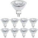 Edearkar MR16 Halogen Light Bulbs - 8 Pack, 35W, Warm White G5.3 Base
