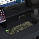 Seenda - Bluetooth Backlit Keyboard, Multi-Device, Rechargeable, 7-Color Illumination