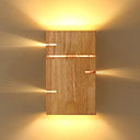 Aanyhoh Vintage Industrial Wood Wall Lamp - E27, Warm White 3000K