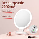 BaoznuH - Lighted Vanity Mirror with 3 Color Settings, 10X/1X Magnification