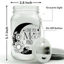 Charfia - LED Bottle Light Gift for Women with Heartfelt Saying, Perfect for Christmas & Birthdays