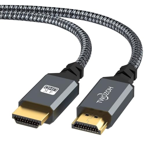 Twozoh - High Speed 4K HDMI Cable 10M, Nylon Braided, Compatible with PS5, Xbox