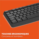 Mobility Lab - Deluxe Wireless Keyboard with USB/USB-C, Silent Keys, AZERTY Layout