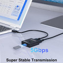 Mleeda Usb 3.0 Switch Selector - Share 1 Device Between 2 Computers Easily