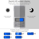 Smgda - Digital Pocket Scale 500g x 0.01g, Switchable Units, Portable for Food & Jewelry