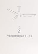CREATE Ceiling Fan with White Light and Copper AC Motor