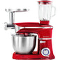 Royalty Line - 3-in-1 Food Processor 1900W, High Power & Versatility, Red
