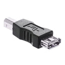 DSYJ USB Type A Female to USB Type B Male Adapter in black