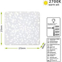 Lumare - LED Ceiling Light Starry Sky 24W 2000lm 2700K Warm White