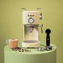 Cecotec Espresso Machine Compact Power 20 Retro Green - 1100W Fast Heating