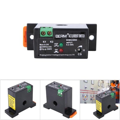 Ottjakin - Adjustable AC Power Switch, Flame-Proof Self-Powered Sensor, Normally Open Design