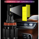 ErtYu - 110W LED Headlight Bulbs, 22000 Lumens, 6000K Cool White, IP68 Waterproof