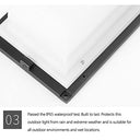 He-Shop - Waterproof LED Wall Light, 18W, IP65, Adjustable 3000K-6000K