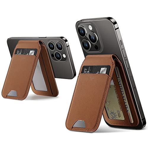 Secure your essentials with the Esr HaloLock Magnetic Wallet designed for iPhone 12-16. Features robust 3000g magnetic lock and adjustable stand for easy viewing.