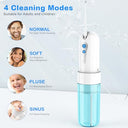 Koovon - Cordless Water Dental Flosser with 4 Modes, 5 Jet Tips & Travel Case