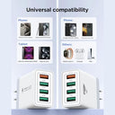 Aioneus Usb Wall Charger 40W 4-Port For Iphone & Android - Fast Charging