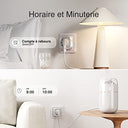 Ghome Smart Wifi Plug - Works With Alexa & Google Home - Space-saving Design