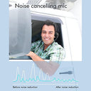 Huakua - Bluetooth Wireless Headset with Noise Cancelling, Mute Function, Clear Sound