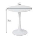 GrandCA HOME Modern Round Dining Table 70 cm