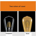 Hntoolight - LED Edison Filament Bulb 4W ST64 Retro Nipple E27, Warm White