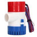 Ldafava - 12V Electric Marine Bilge Pump, High Efficiency, Submersible, Durable ABS & Stainless Steel