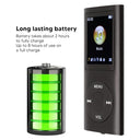 Generic - Slim MP3 Player with 1.8in LCD, FM Radio, 64GB Support, Earphones Included