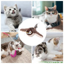 Eoixuqba - Interactive Cat Bird Toy with USB Charging, Realistic Sounds & Movement