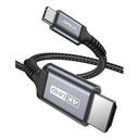 JSAUX 4K USB C to HDMI Cable for MacBook Pro and iPad Pro