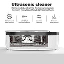 Kecoolke - Ultrasonic Jewelry Cleaner, 750ml, Digital Timer, for Eyeglasses & Rings