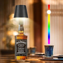 Shop the Chenben Black Aluminium LED Bottle Light, 7.5W, RGB dimmable, IP54 water-resistant. Perfect for indoor/outdoor use with touch control.