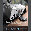 Lisen - 15W Fast Charging MagSafe Car Mount Charger for iPhone 15 Pro Max