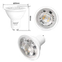 Jayool - Dimmable GU10 LED Light Bulbs, RGB + Warm White, Remote Control, Timer