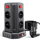 Shop the Sameriver Power Strip featuring 4 USB ports, 8 outlets, and surge protection. Ideal for home and office use. Stay powered up with a 2m cable! Keywords: power strip, USB ports, surge protection